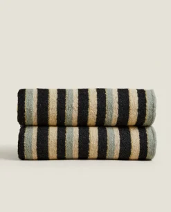 ZARA Home Striped Blanket