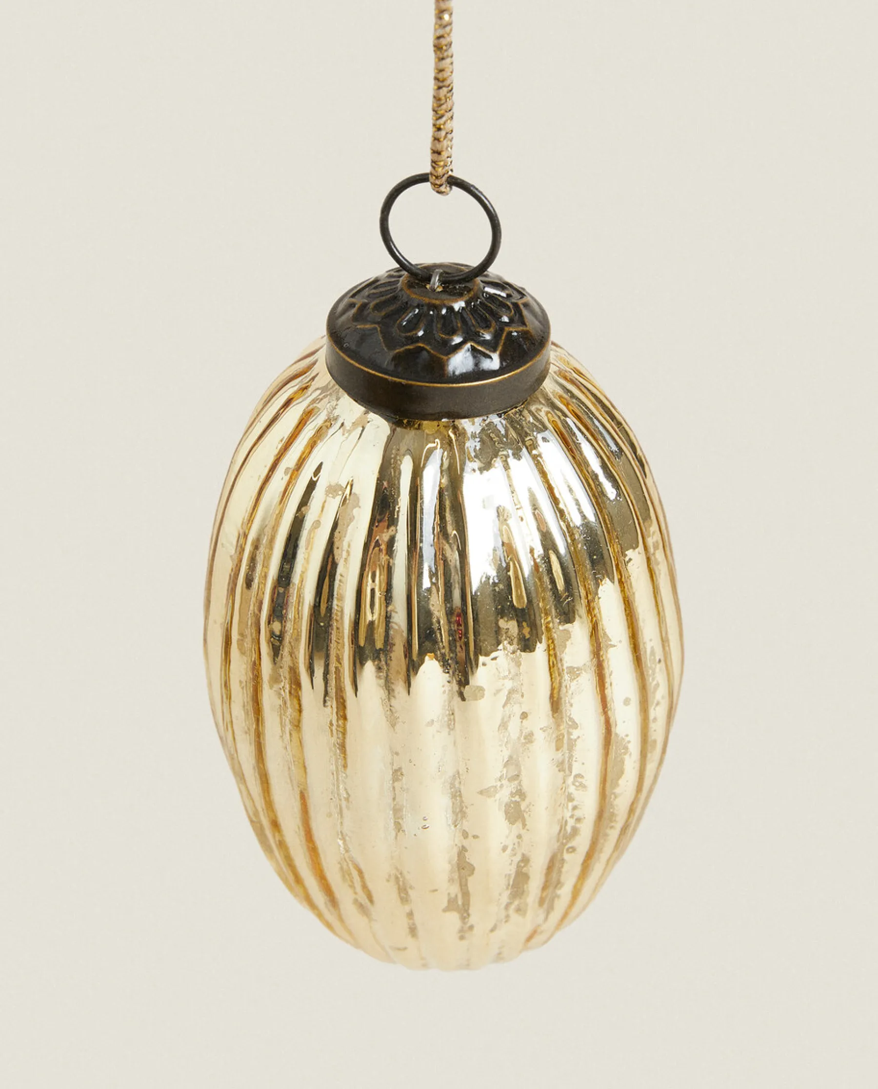 ZARA Home Striped Christmas Ornament