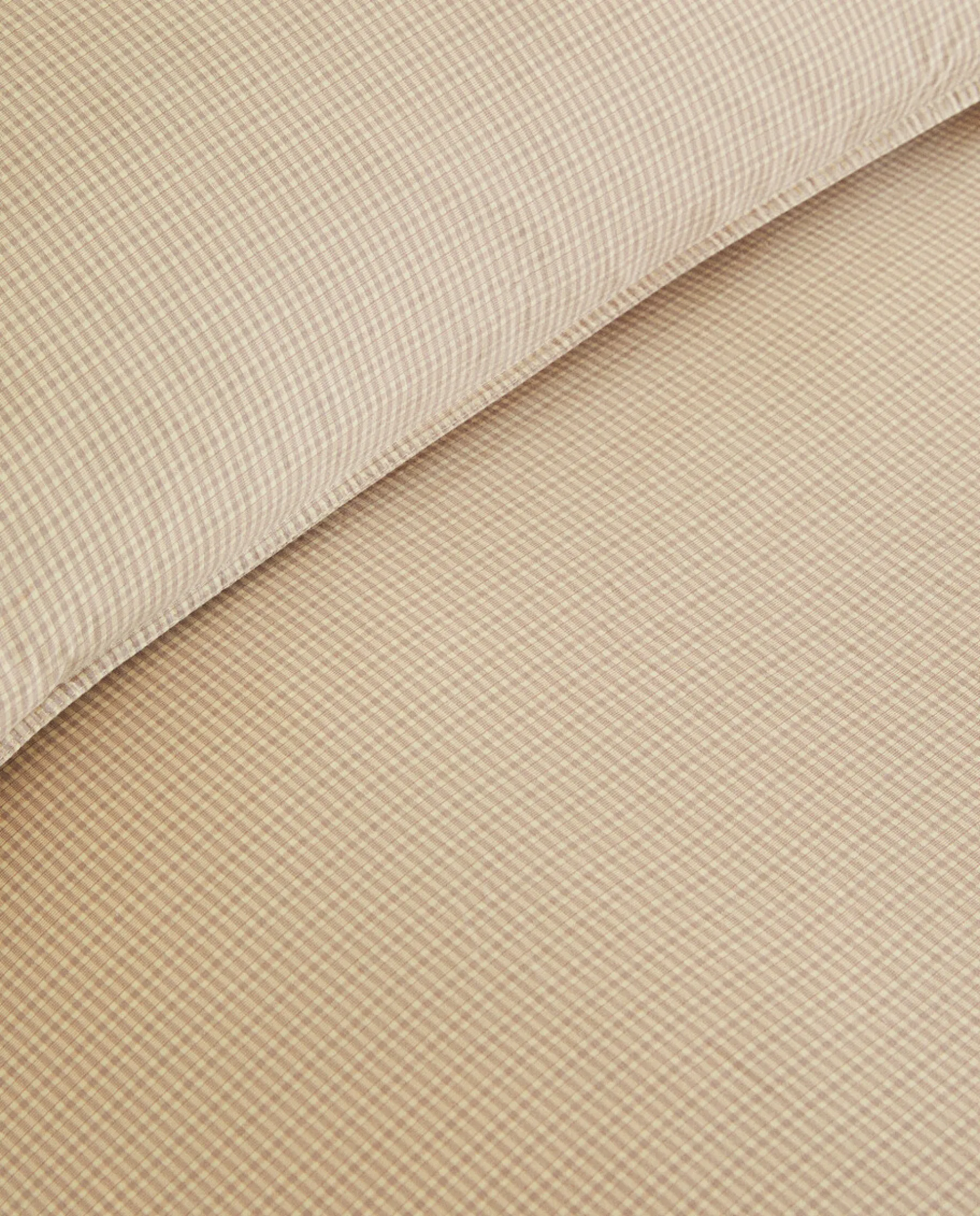 ZARA Home Striped Cotton Duvet Cover