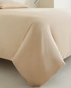 ZARA Home Striped Cotton Duvet Cover