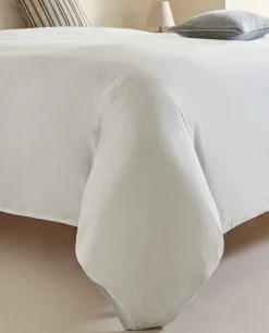 ZARA Home Striped Cotton Duvet Cover