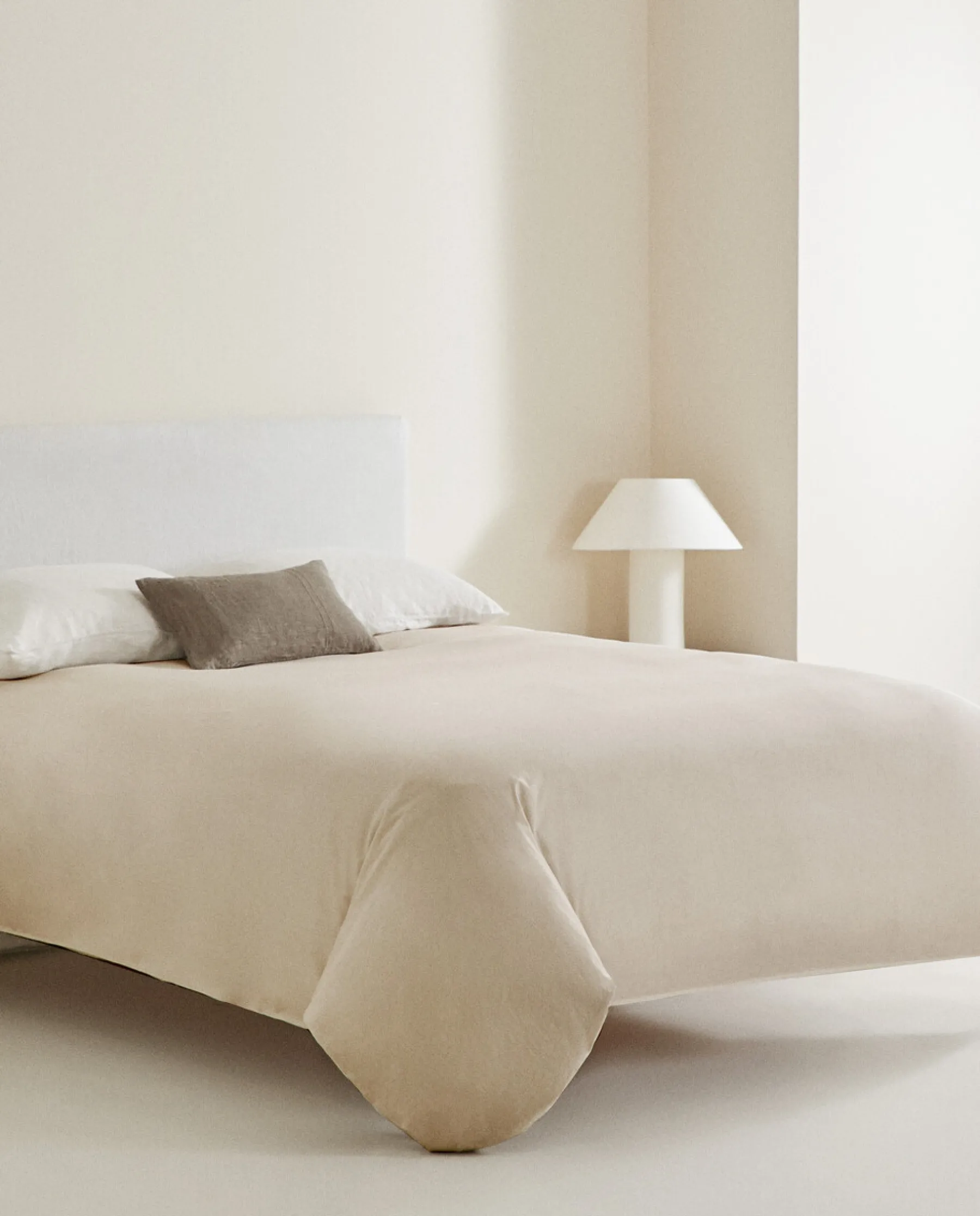 ZARA Home Striped Cotton Duvet Cover