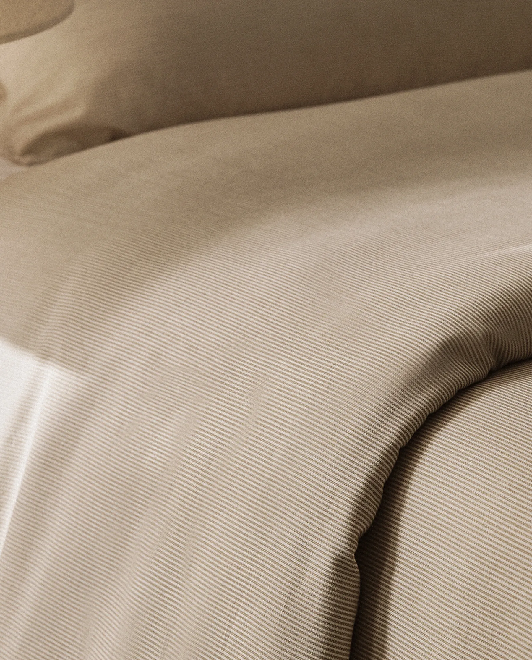 ZARA Home Striped Cotton Duvet Cover