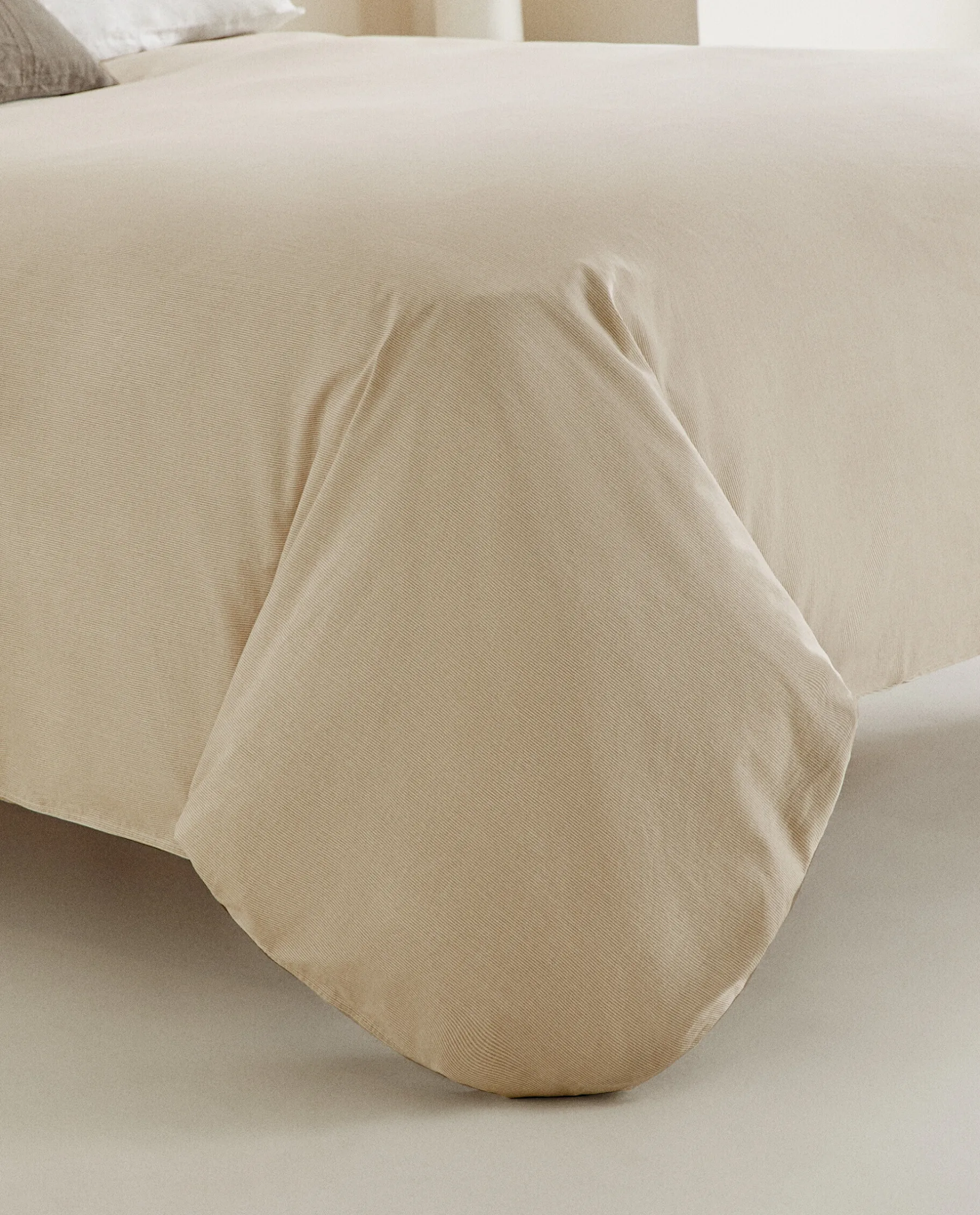 ZARA Home Striped Cotton Duvet Cover