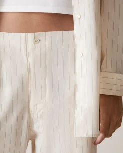 ZARA Home Striped Cotton Pants