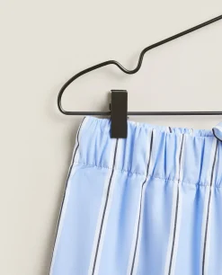 ZARA Home Striped Cotton Pants