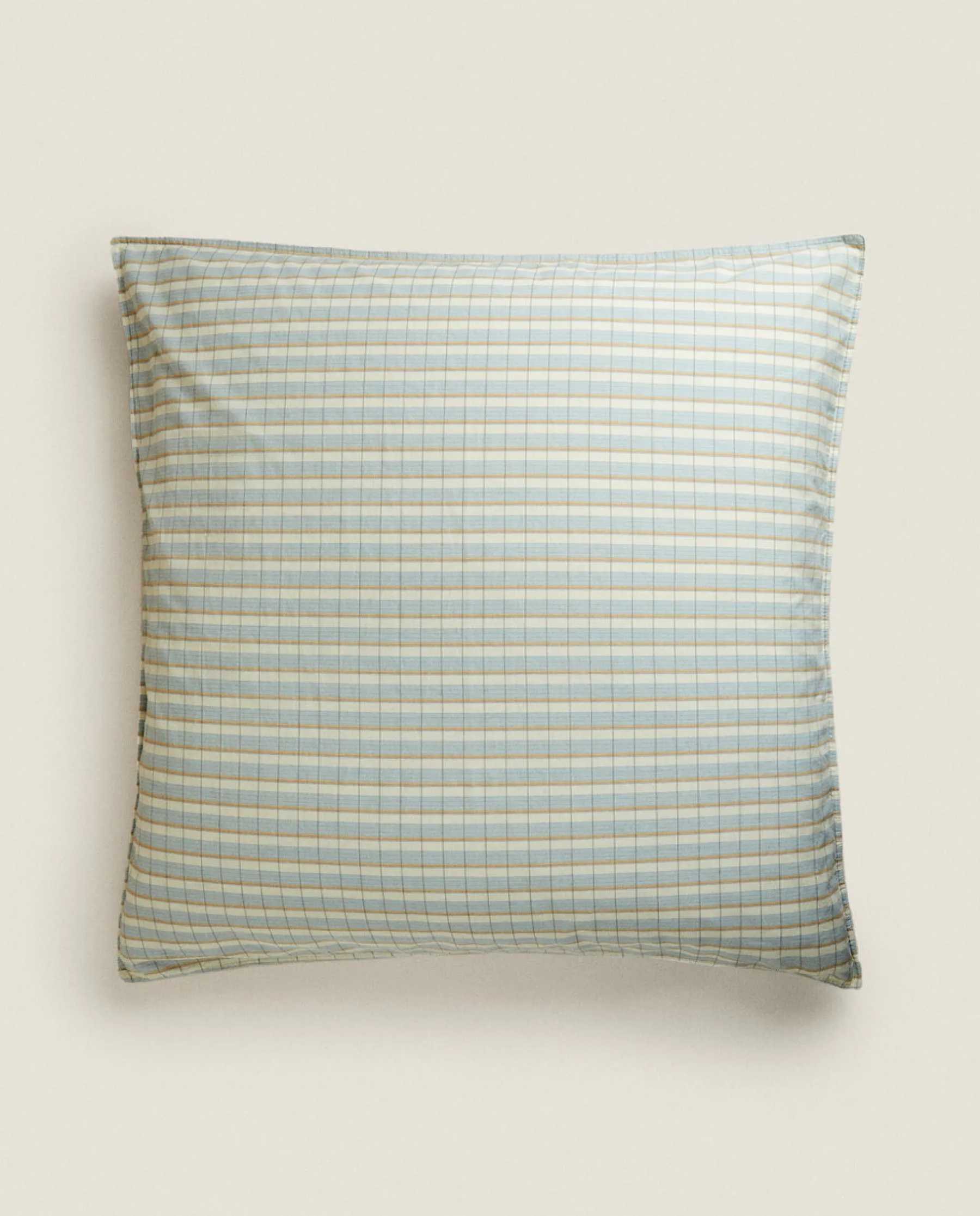 ZARA Home Striped Cotton Pillowcase