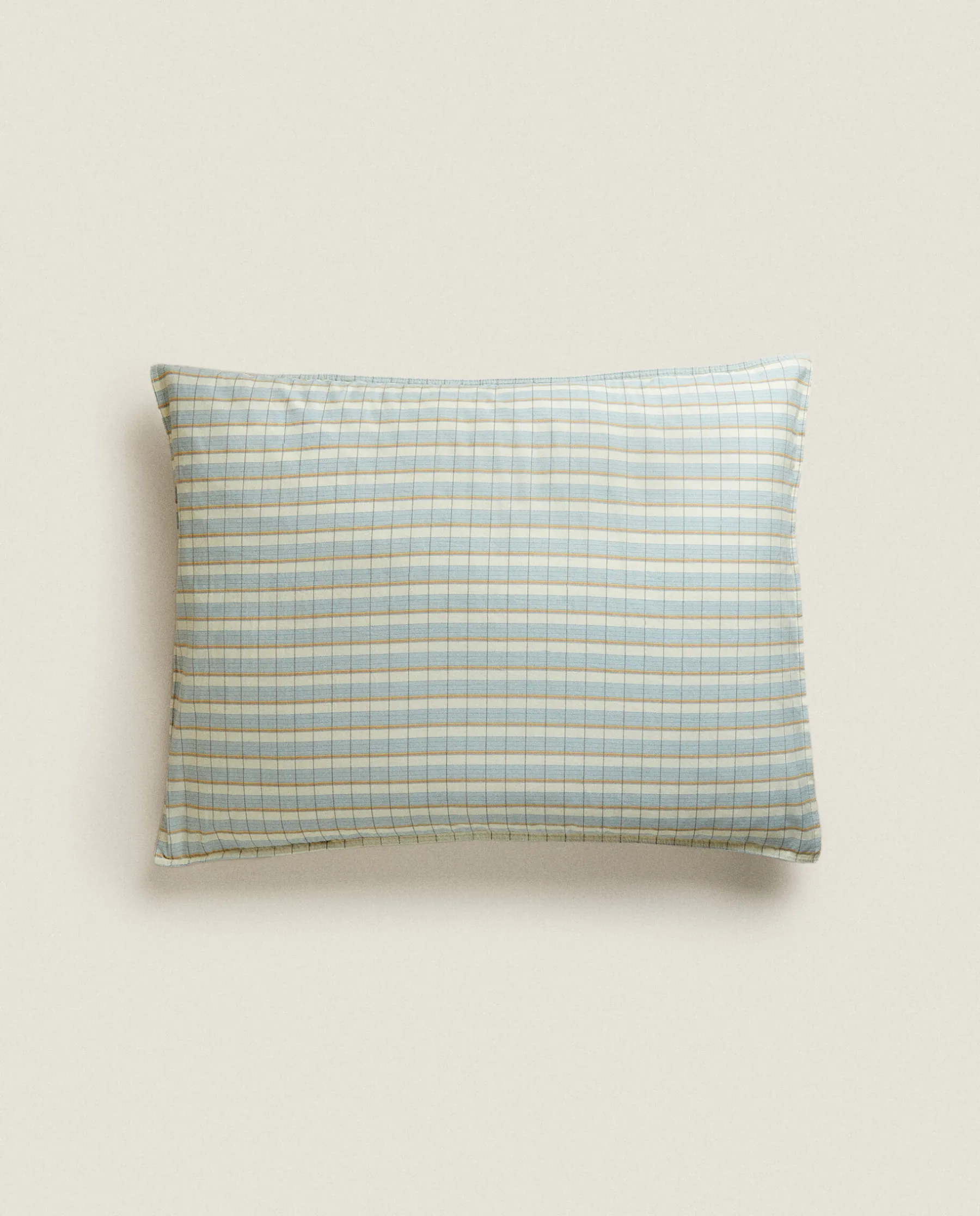 ZARA Home Striped Cotton Pillowcase