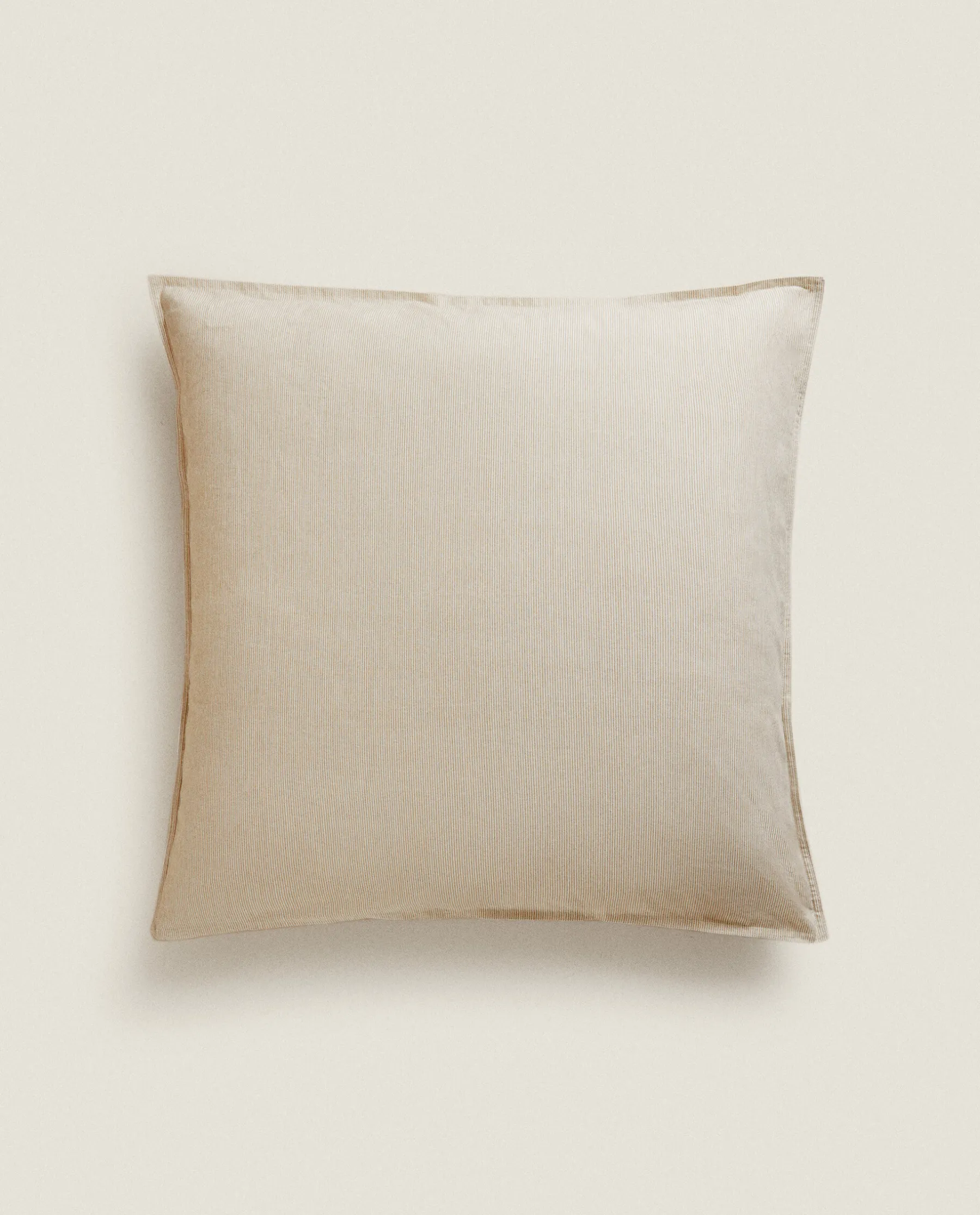 ZARA Home Striped Cotton Pillowcase
