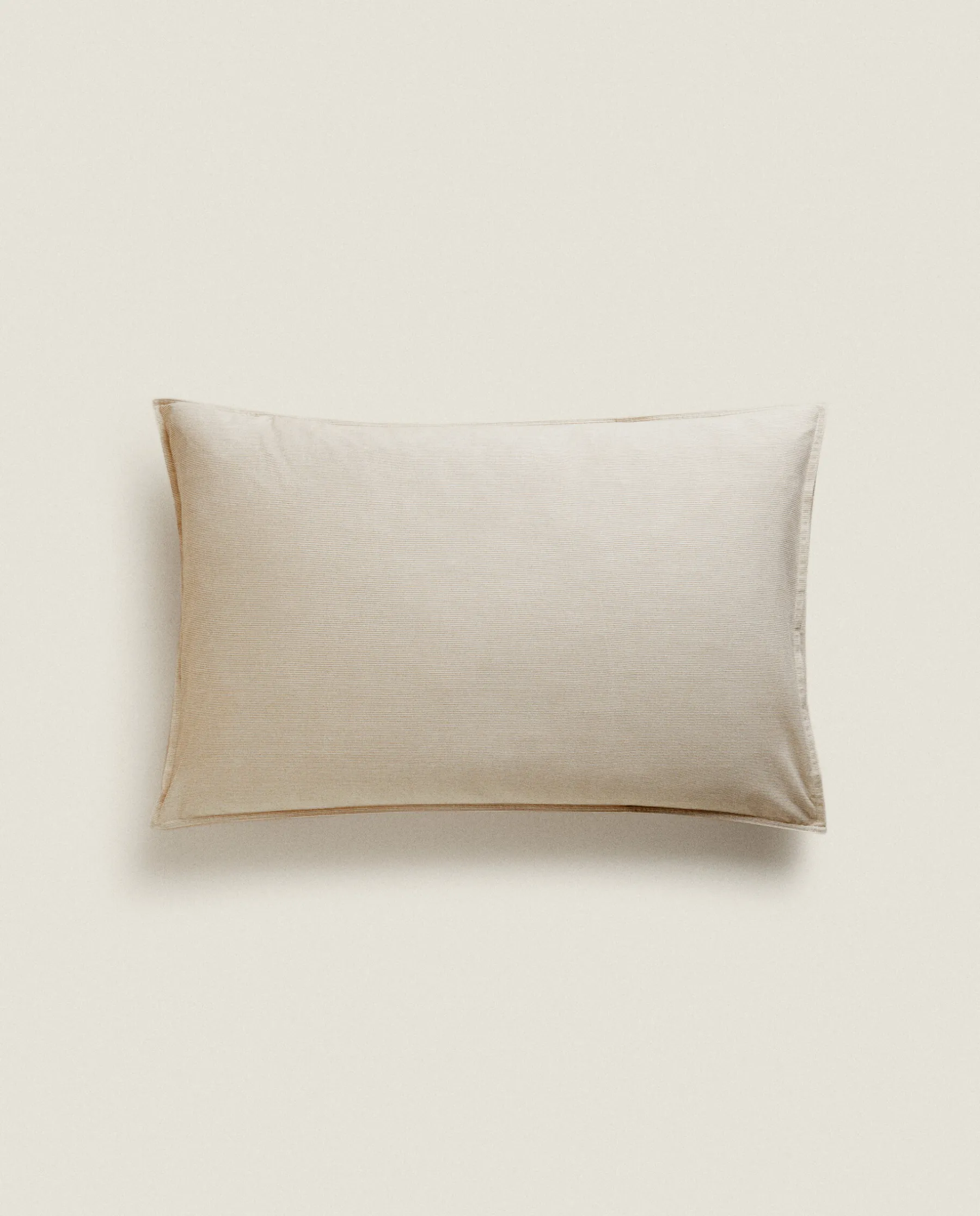 ZARA Home Striped Cotton Pillowcase