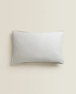 ZARA Home Striped Cotton Pillowcase