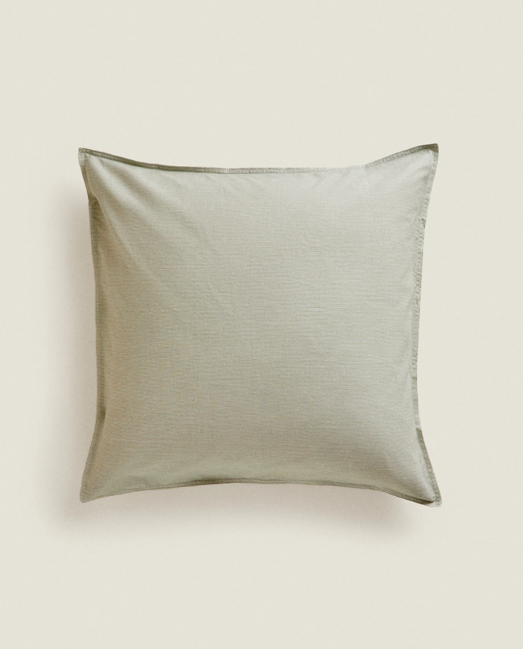 ZARA Home Striped Cotton Pillowcase