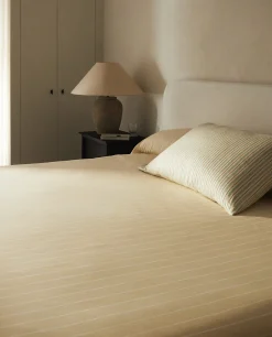 ZARA Home Striped Duvet Cover