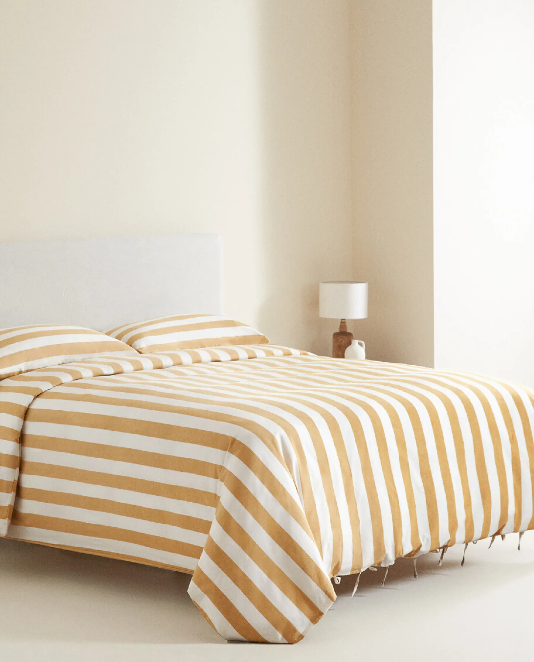 ZARA Home Striped Duvet Cover