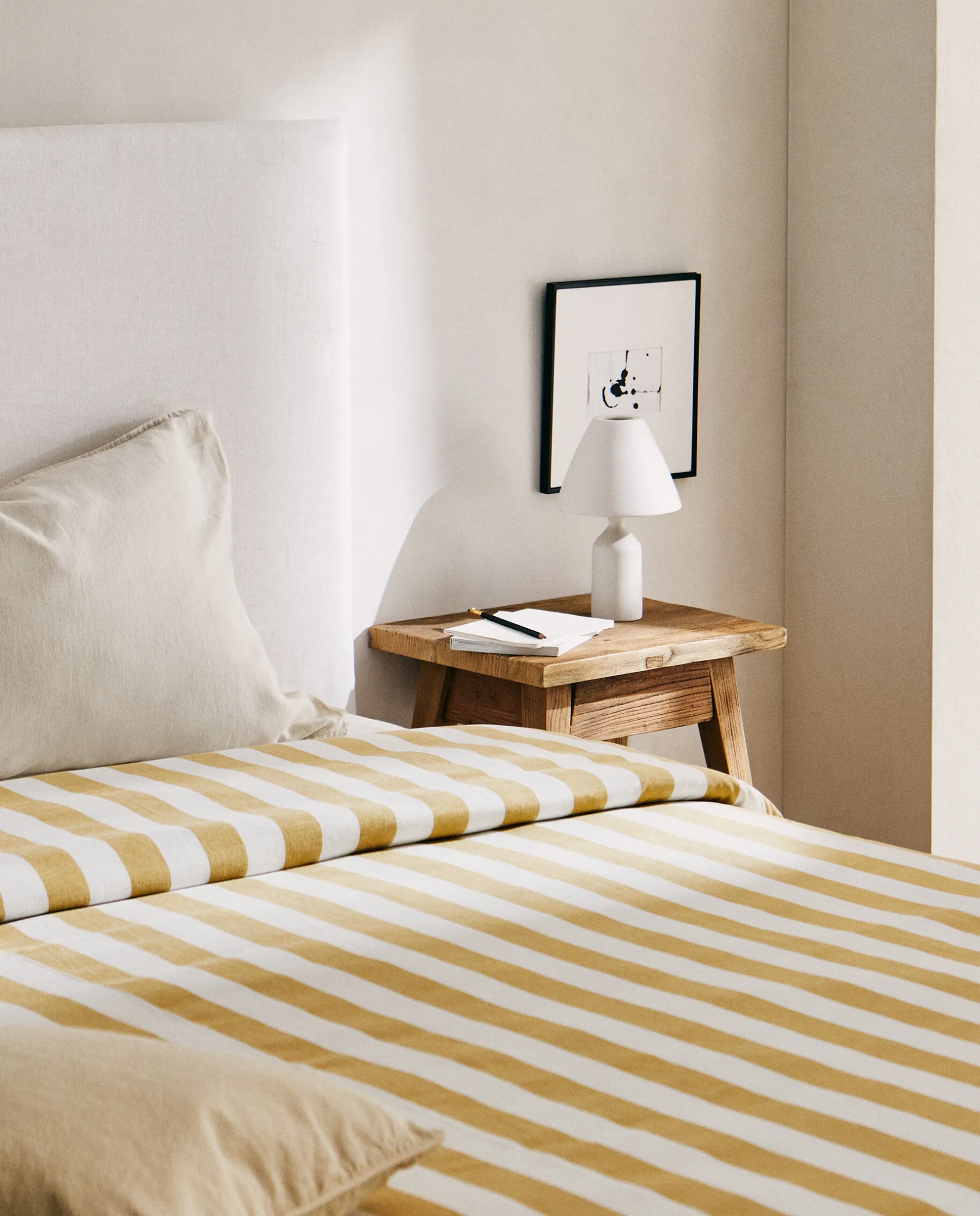 ZARA Home Striped Duvet Cover