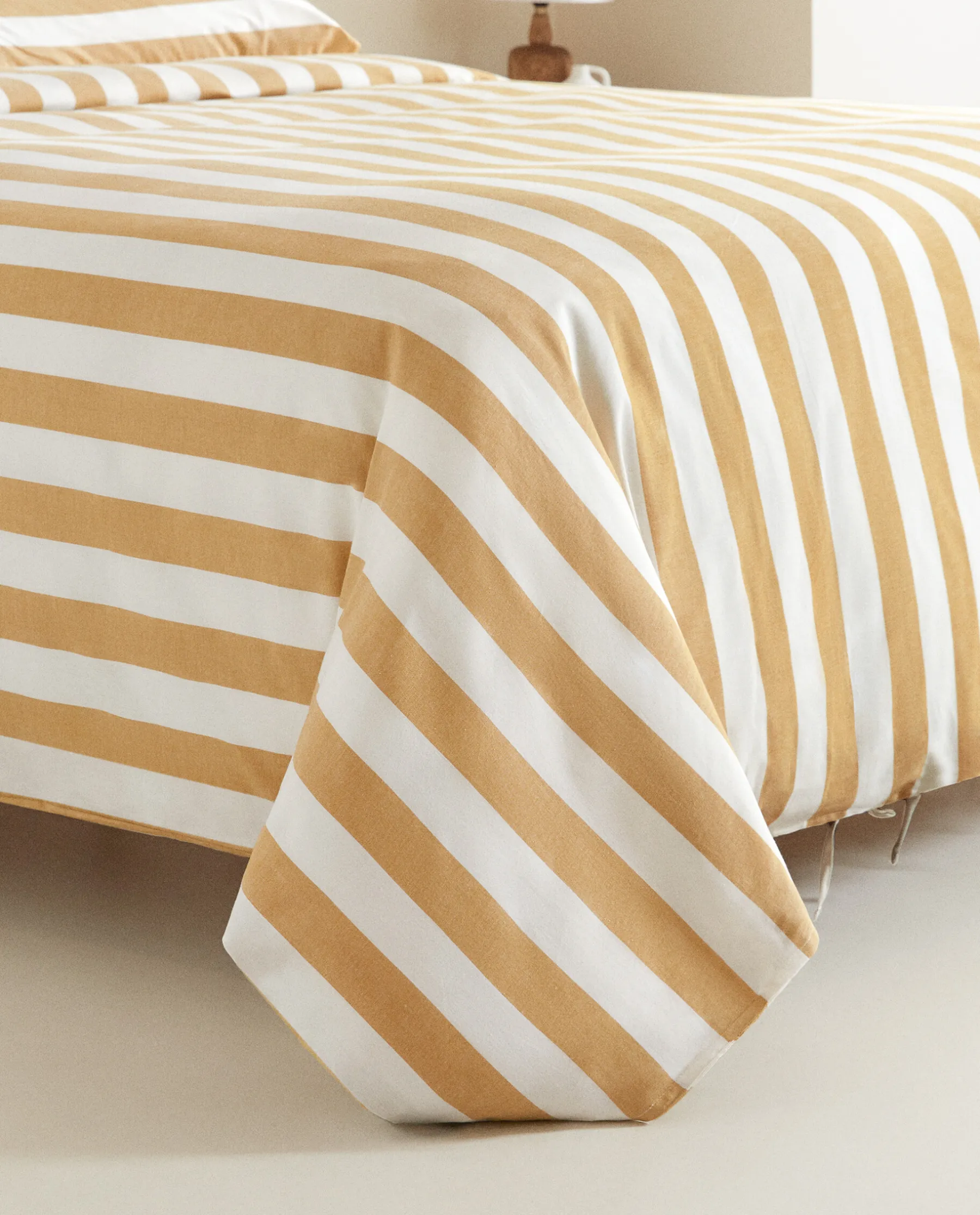 ZARA Home Striped Duvet Cover