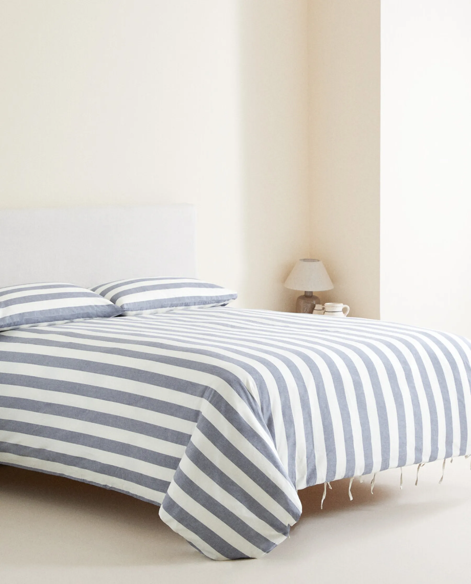 ZARA Home Striped Duvet Cover