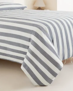 ZARA Home Striped Duvet Cover