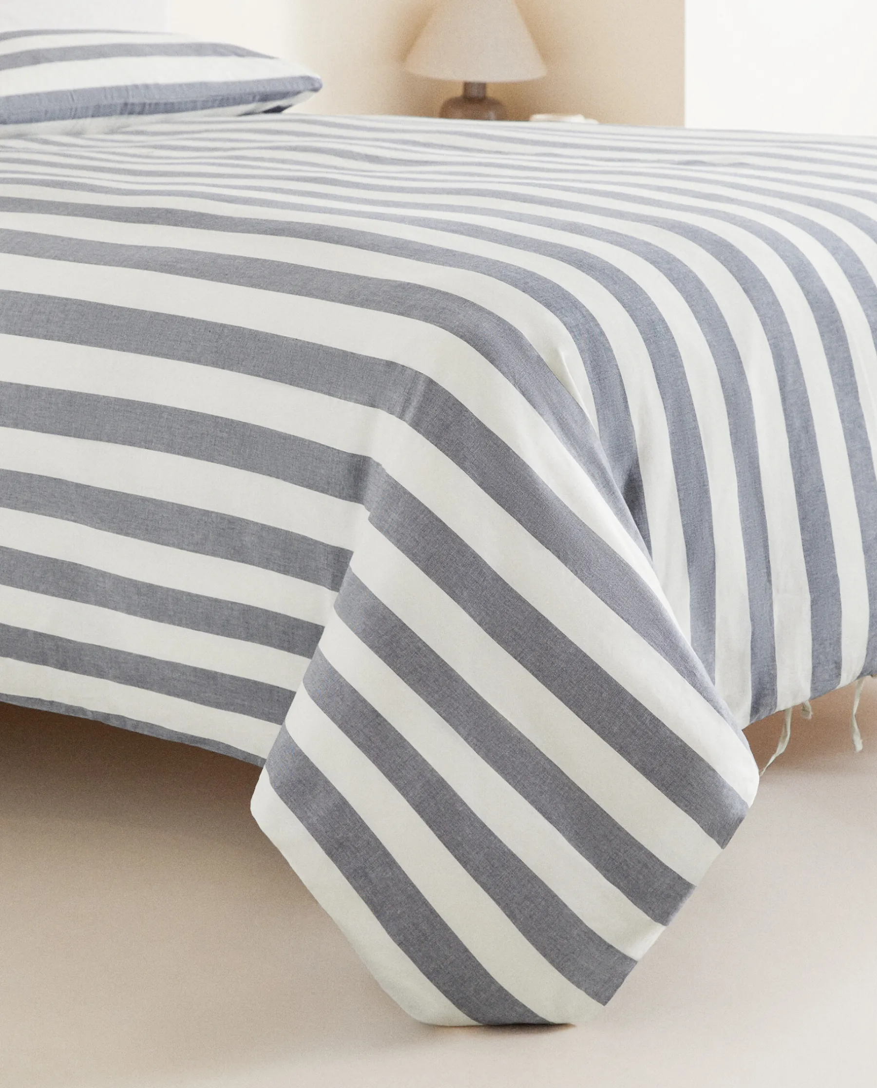 ZARA Home Striped Duvet Cover