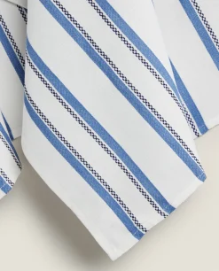 ZARA Home Striped Dyed Thread Kitchen Towel (Set Of 2)