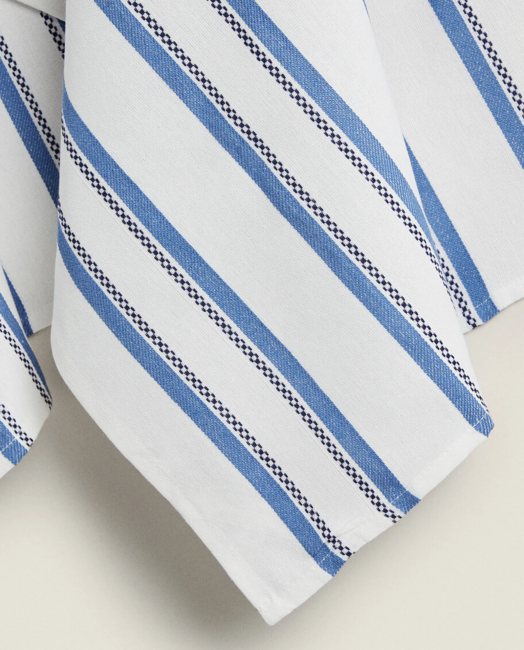 ZARA Home Striped Dyed Thread Kitchen Towel (Set Of 2)