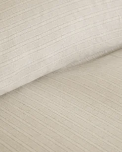 ZARA Home Striped Flannel Fitted Sheet