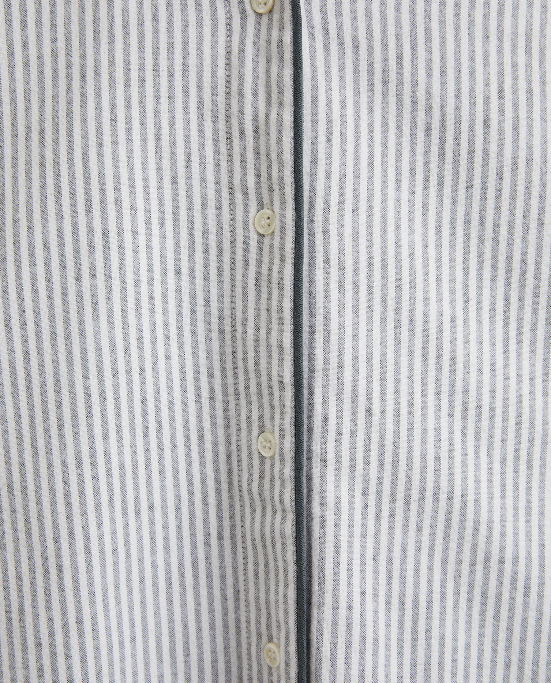 ZARA Home Striped Flannel Pajama Top