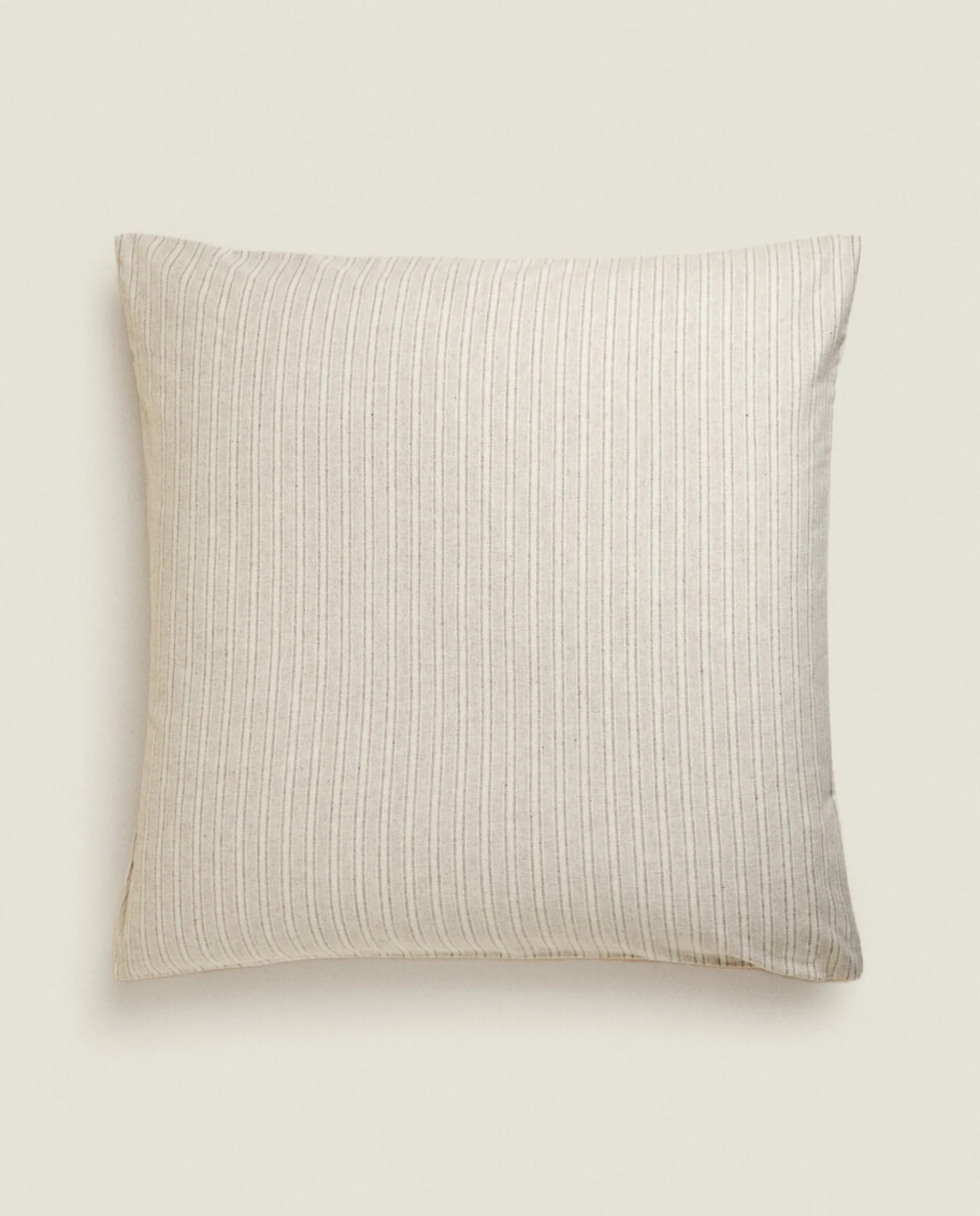 ZARA Home Striped Flannel Pillowcase