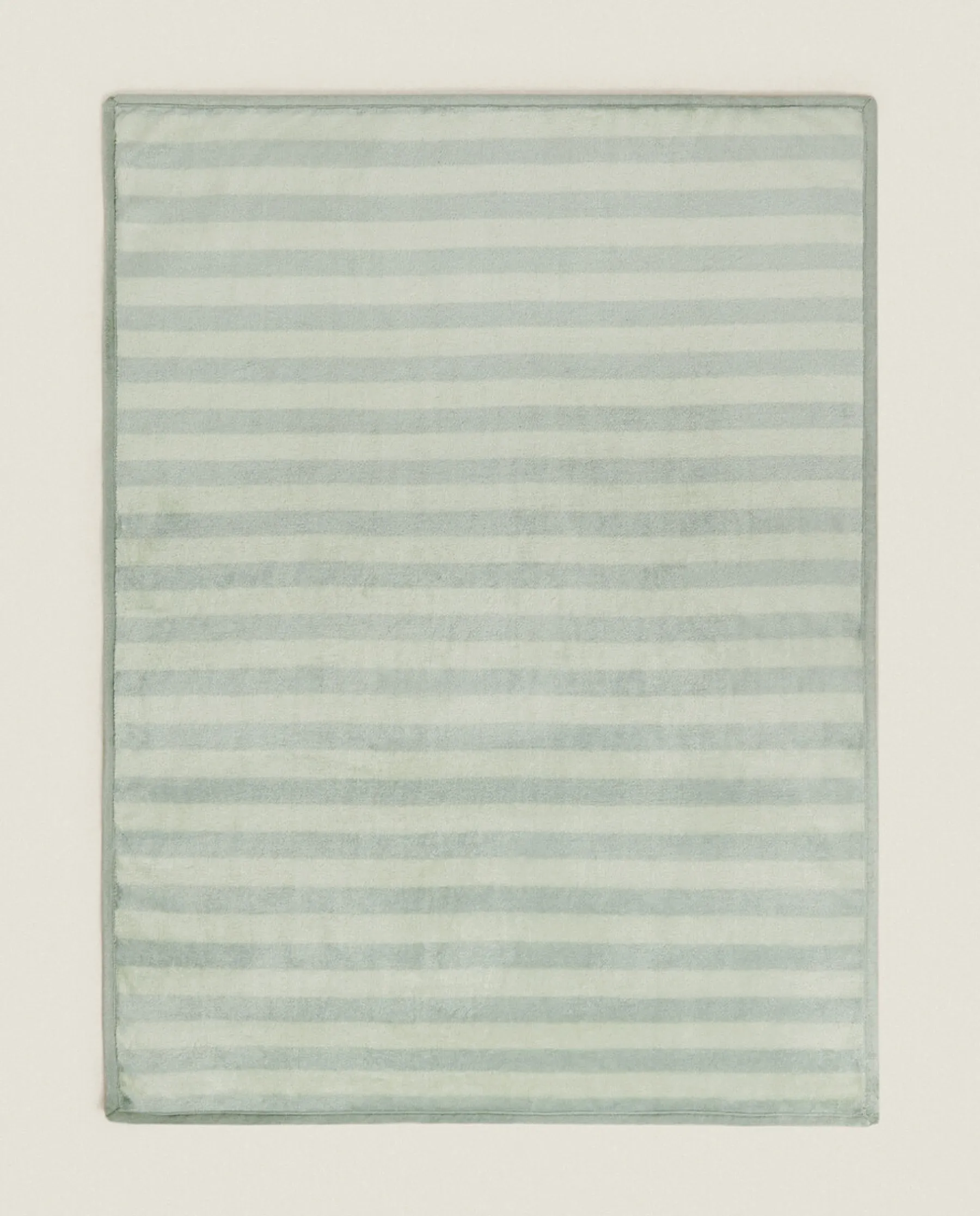 ZARA Home Striped Fleece Blanket