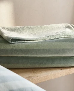 ZARA Home Striped Fleece Blanket