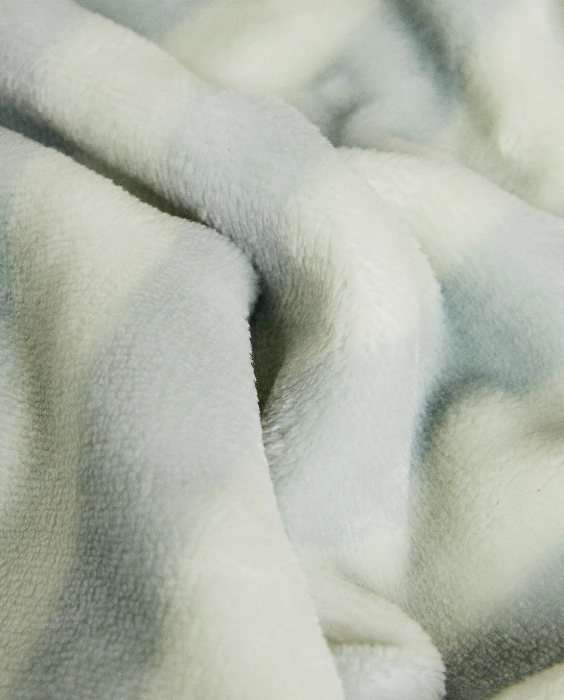 ZARA Home Striped Fleece Blanket