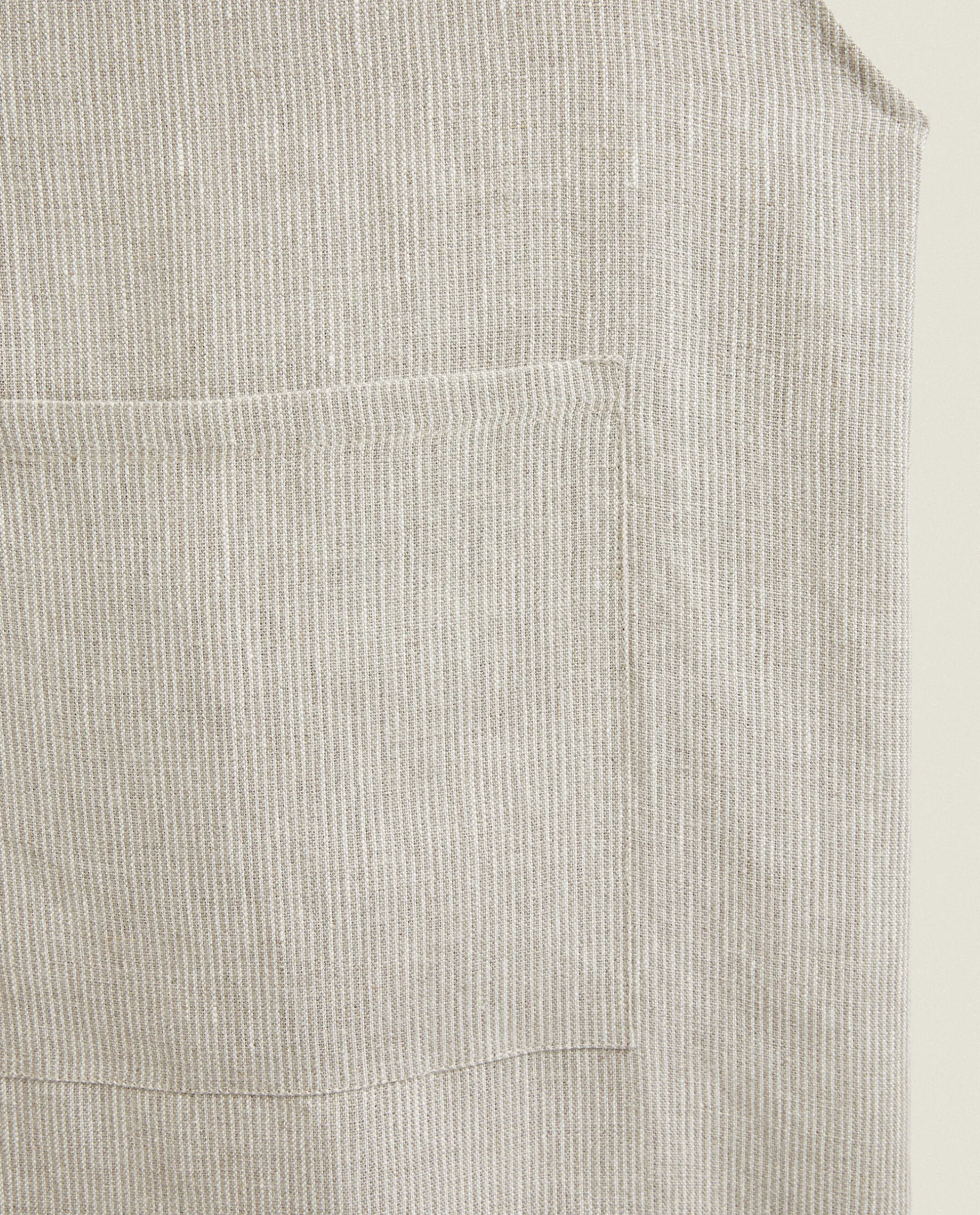 ZARA Home Striped Linen Apron