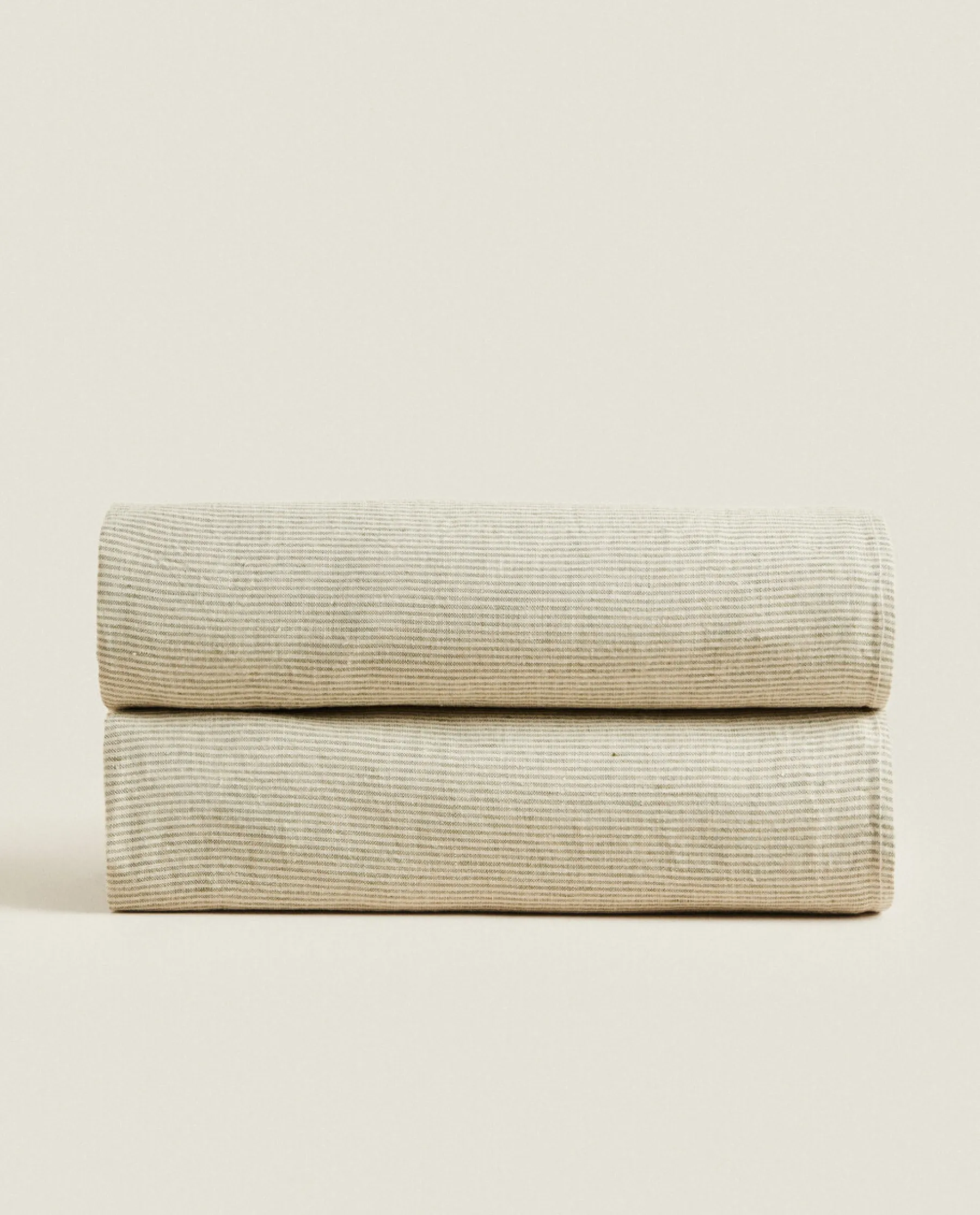 ZARA Home Striped Linen Blanket