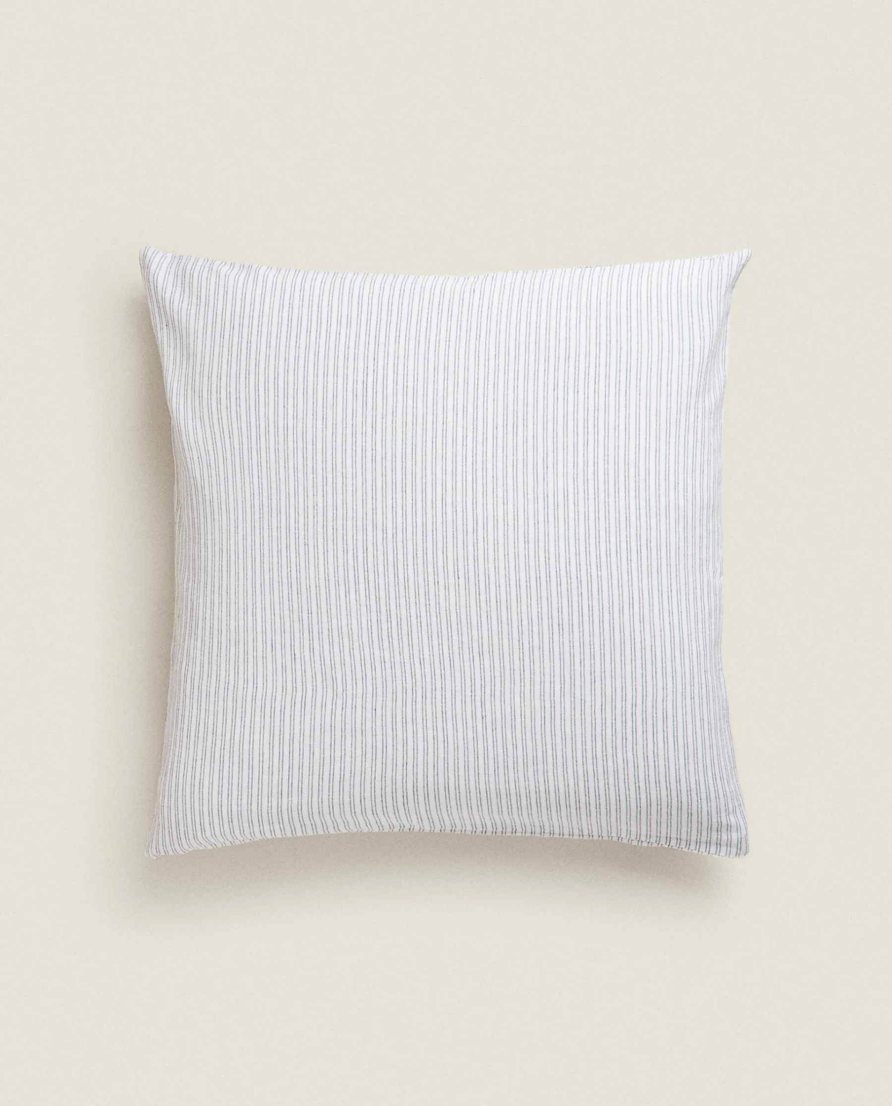 ZARA Home Striped Linen Pillowcase
