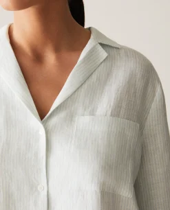 ZARA Home Striped Linen Shirt