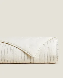 ZARA Home Striped Quilt