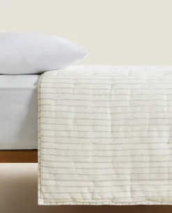 ZARA Home Striped Quilt