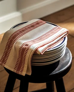 ZARA Home Striped Terrycloth Kitchen Towel