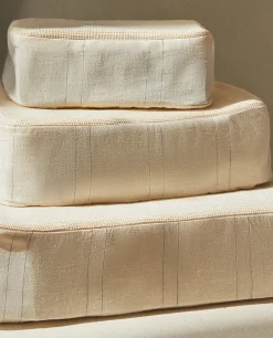 ZARA Home Striped Travel Organizers (Pack Of 3)