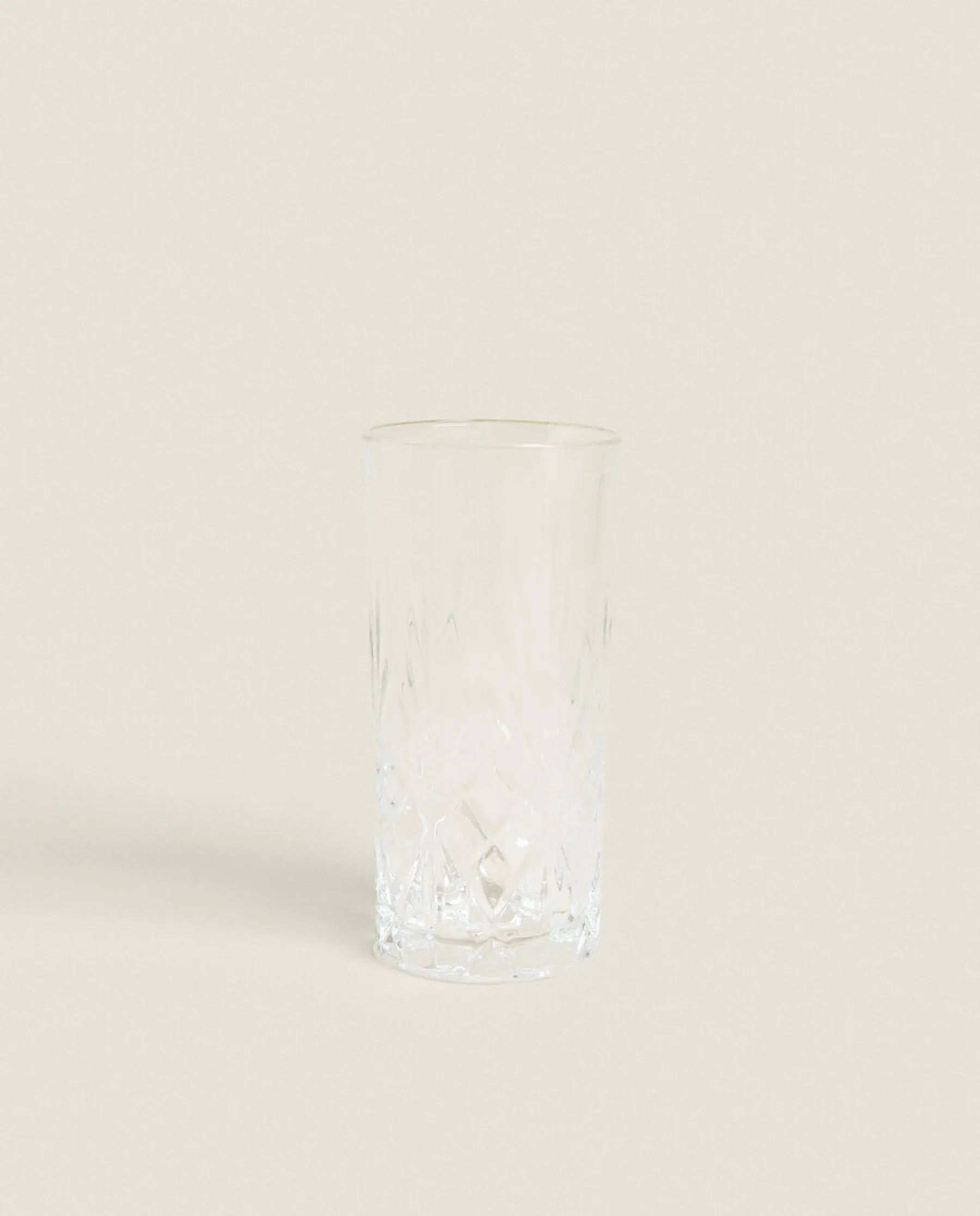 ZARA Home Tall Tumbler With Raised Design