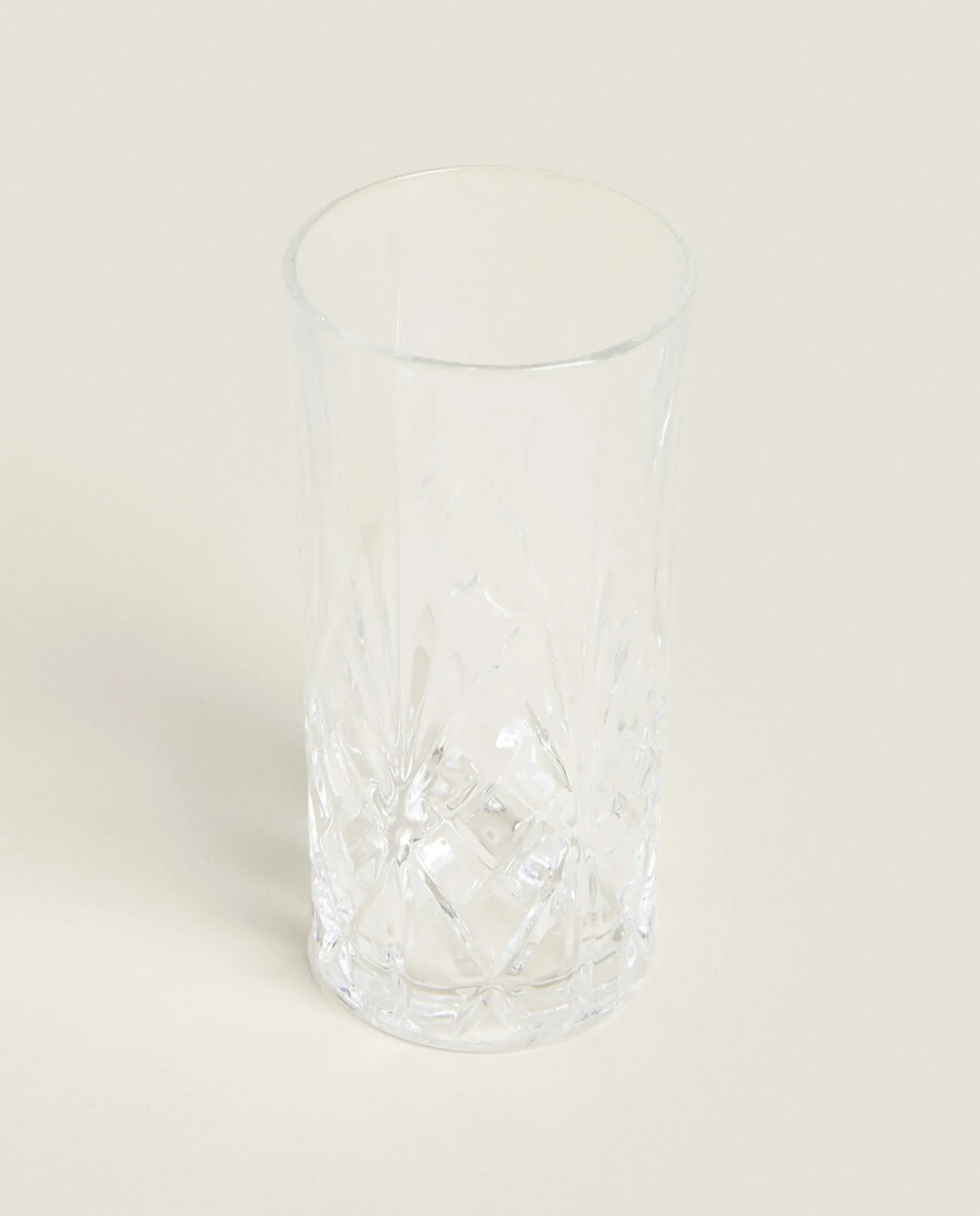 ZARA Home Tall Tumbler With Raised Design