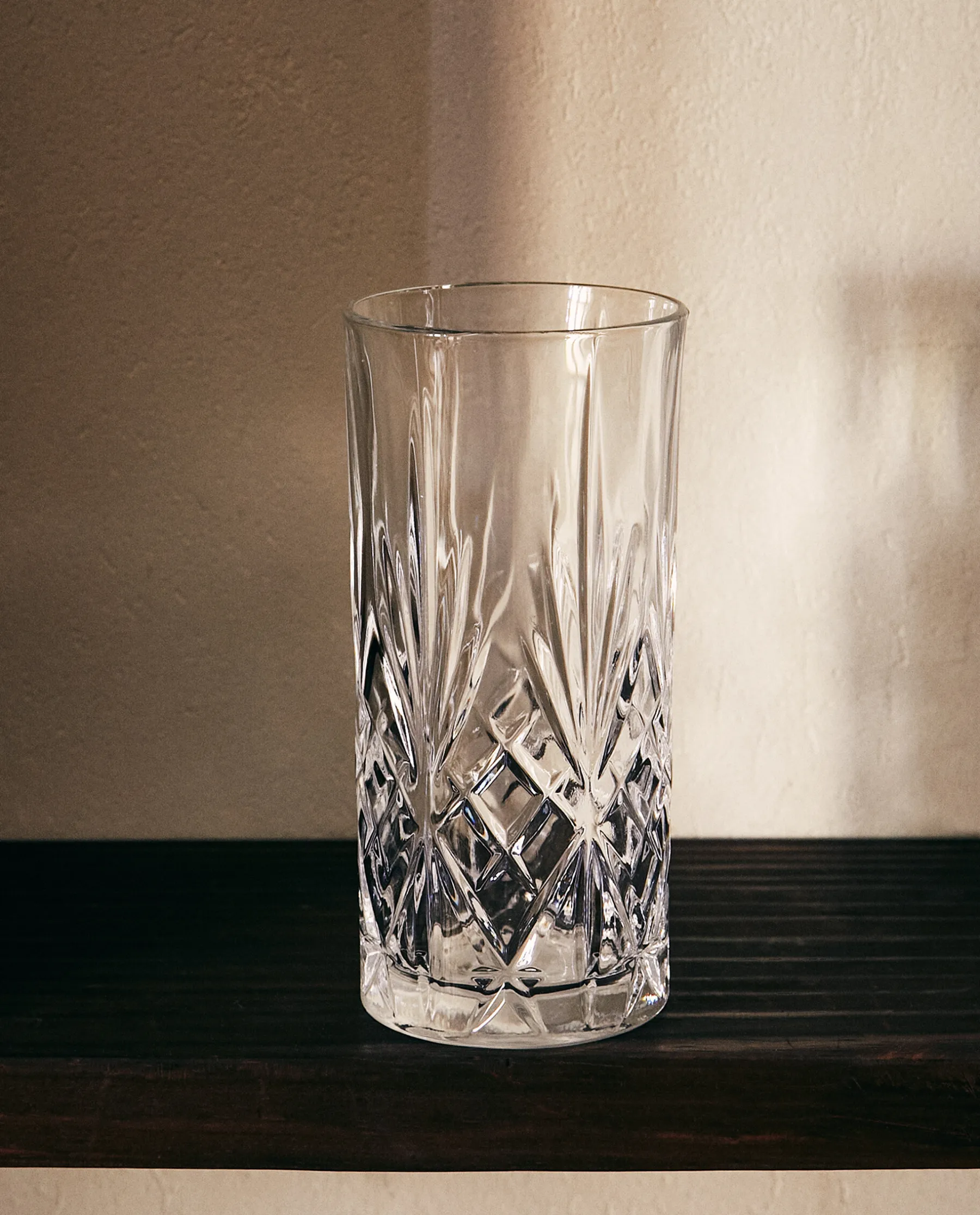 ZARA Home Tall Tumbler With Raised Design