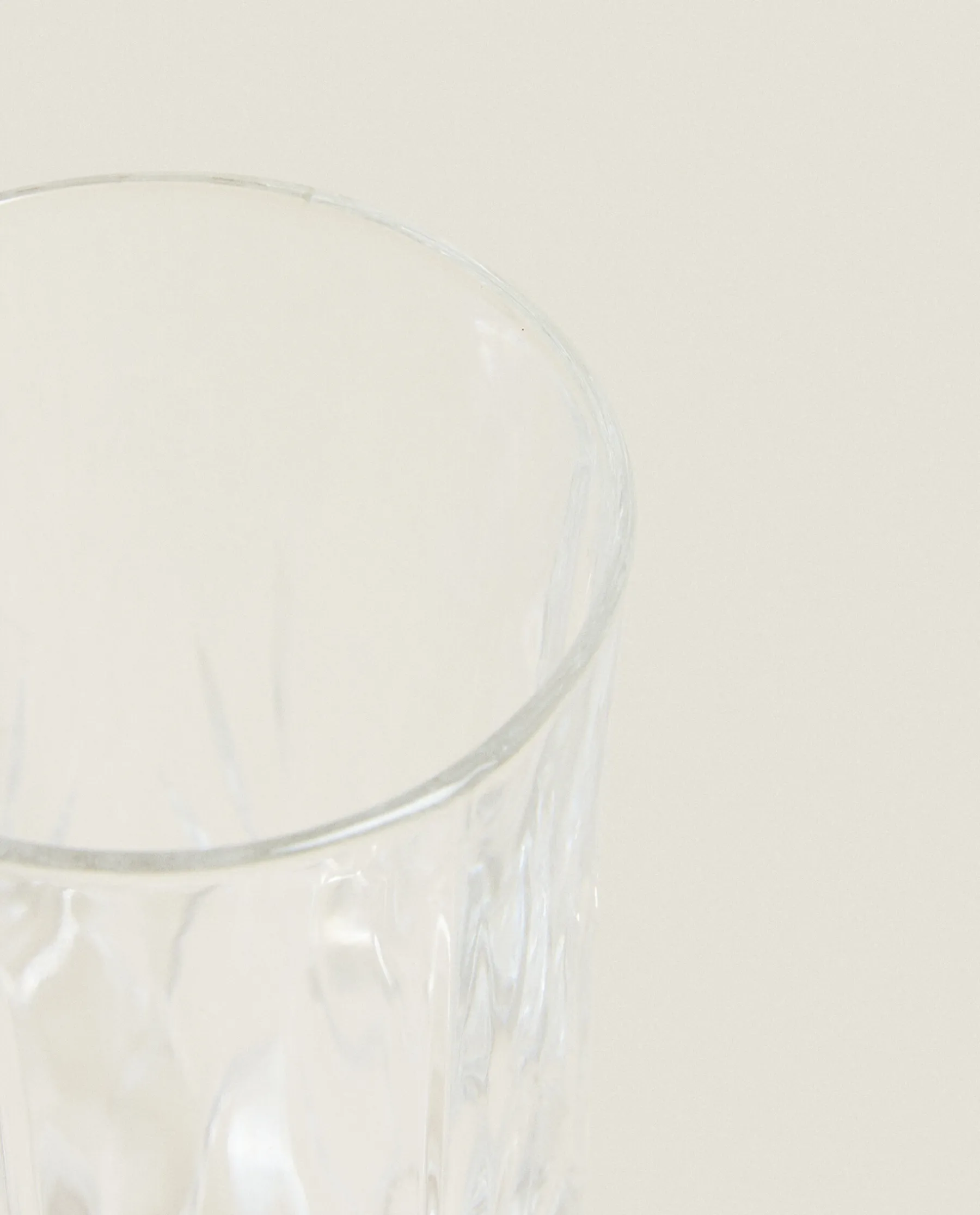 ZARA Home Tall Tumbler With Raised Design