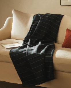 ZARA Home Tartan Wool Blanket
