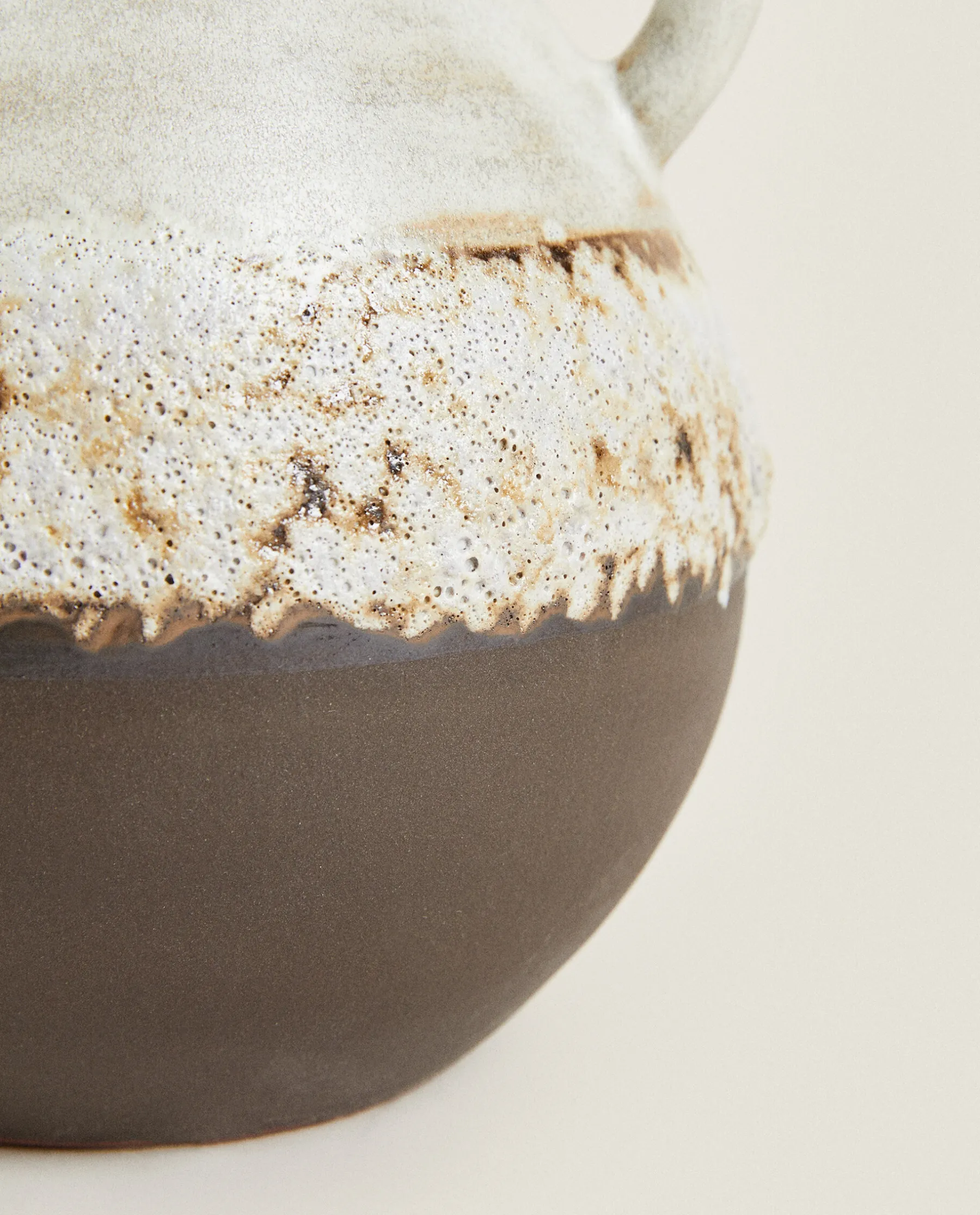 ZARA Home Terracotta Vase With Handles