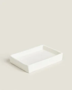 ZARA Home Textured Ceramic Soap Dish