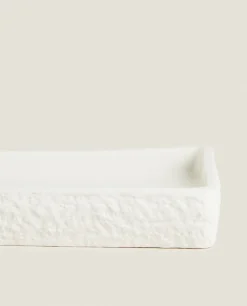 ZARA Home Textured Ceramic Tray
