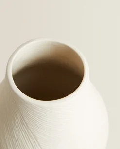 ZARA Home Textured Ceramic Vase