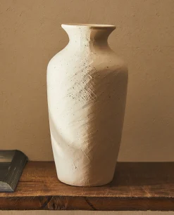 ZARA Home Textured Ceramic Vase