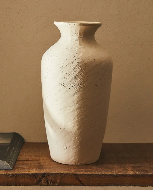 ZARA Home Textured Ceramic Vase